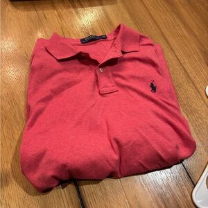 Ralph Lauren Men's Coral Polo Shirt